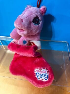MY LITTLE PONY 2005 PINKIE PIE PLUSH CHRISTMAS HOLIDAY STOCKING KURT S ADLER